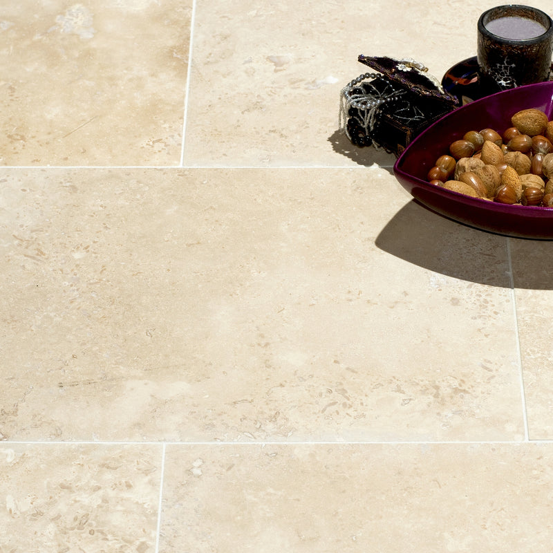 Classic Creame Honed and Filled Travertine